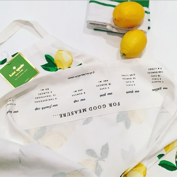 NWTs Kate Spade make lemonade Apron - Picture 3 of 8